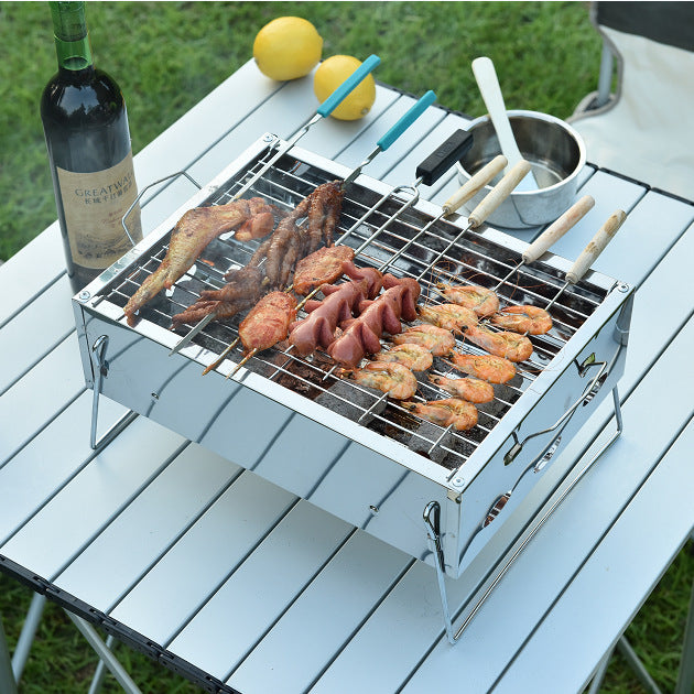 Discover the Ultimate Stainless Steel Portable Barbecue Grill