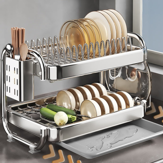 Enhance Your Kitchen with Our Stainless Steel Dish Storage Rack