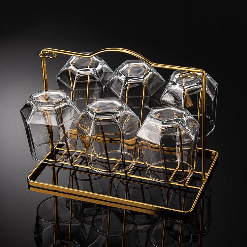 Handmade Crystal Glass Tumbler Elegant Premium Drinkware Design