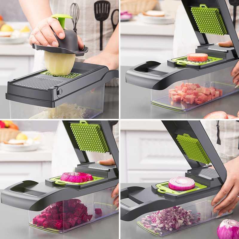 Household Kitchen Vegetable Cutter And Slicer Set
