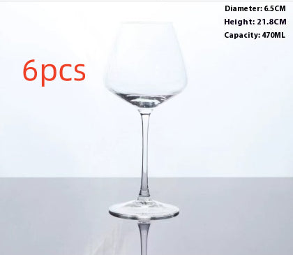 Light Luxury High Grade Crystal Glass Wine Goblet