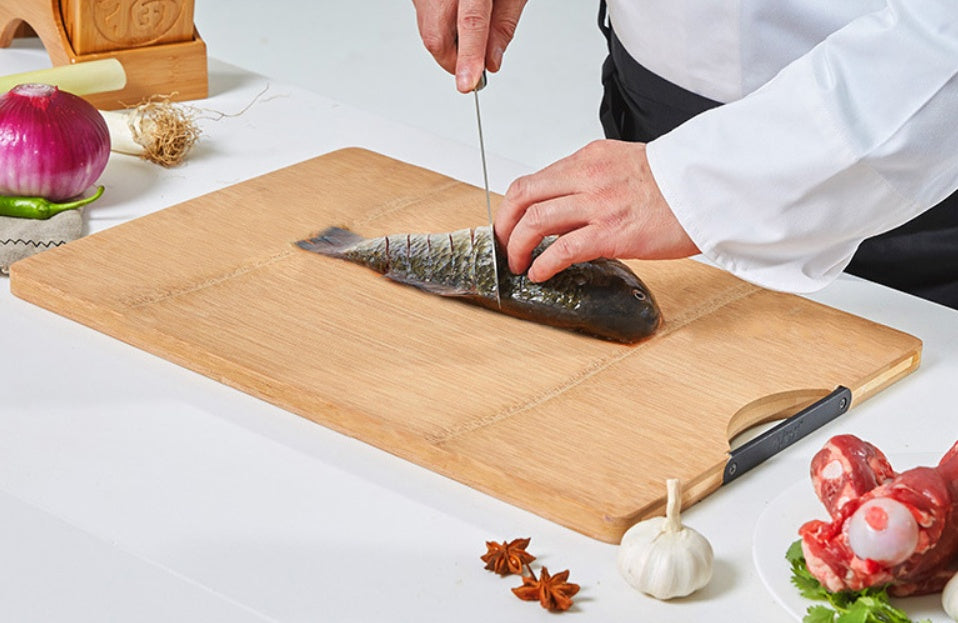 Whole Bamboo Cutting Board Carbonized Durable Kitchen Board