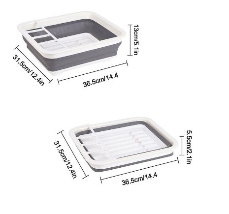Folding Kitchen Dish Drying Rack