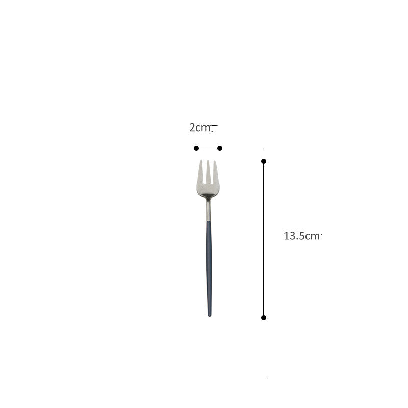 Electroplating Western Tableware Stainless Steel Cutlery Set