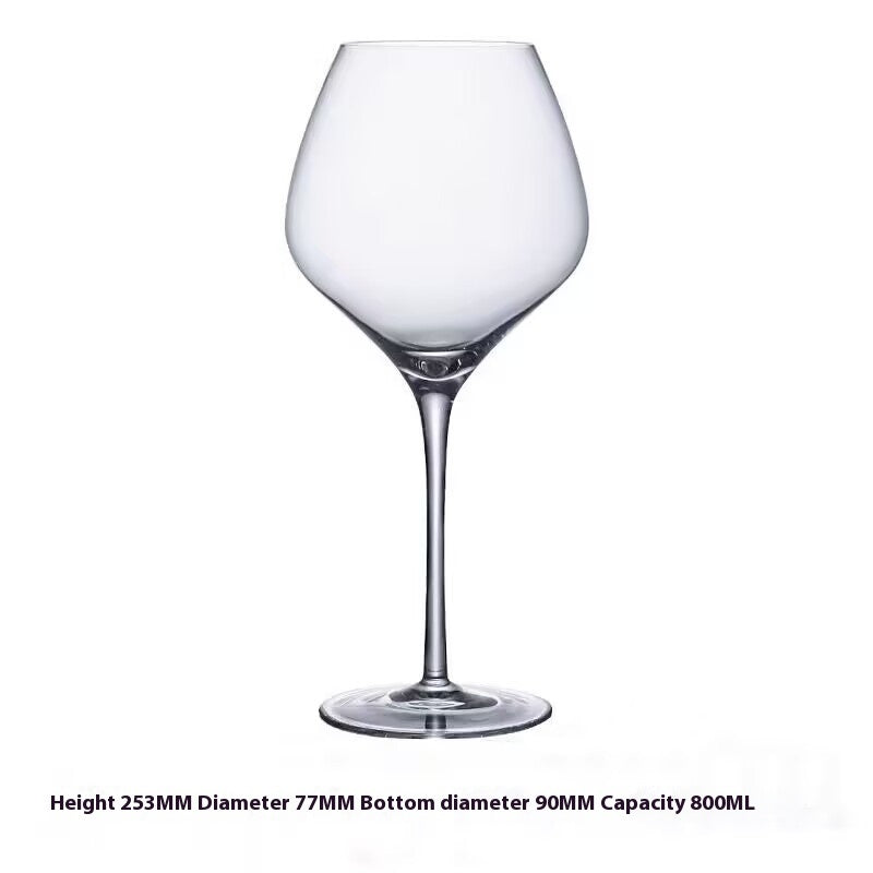 Elegant Crystal Glass Red Wine Drinking Goblet Cup