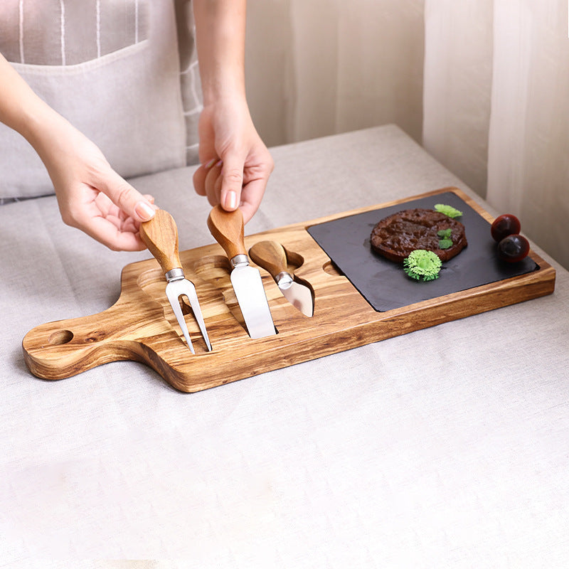 Kitchen Cutting Board Set for Meat, Cheese, and Party Use