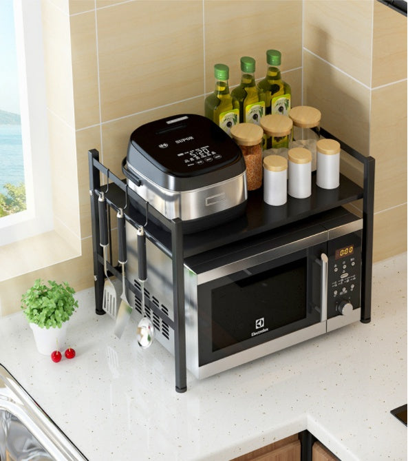 Multifunctional Rack For Kitchen Retractable Microwave Oven Rack