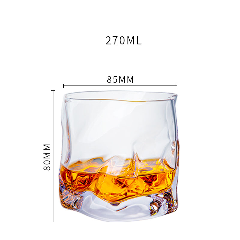 Handmade Crystal Glass Tumbler Elegant Premium Drinkware Design