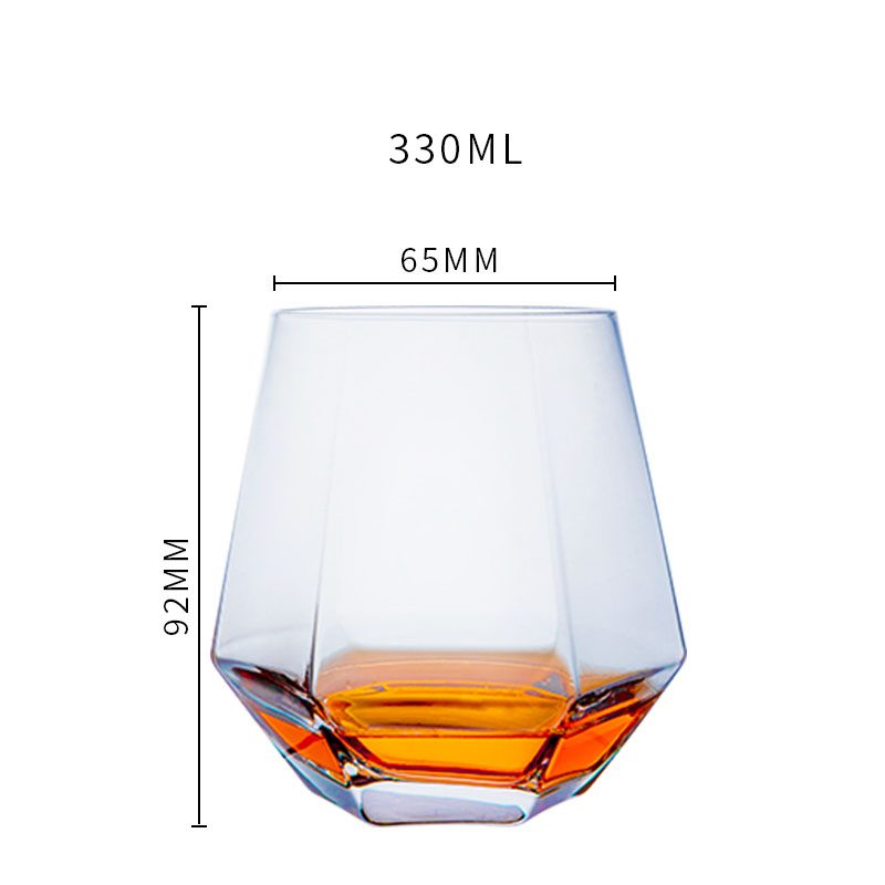 Handmade Crystal Glass Tumbler Elegant Premium Drinkware Design