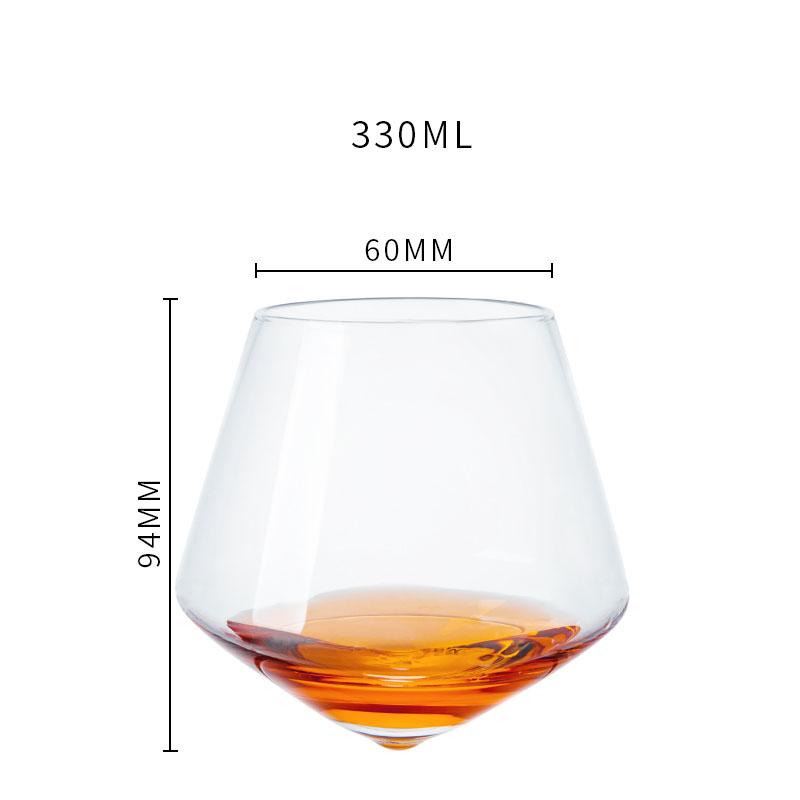 Handmade Crystal Glass Tumbler Elegant Premium Drinkware Design