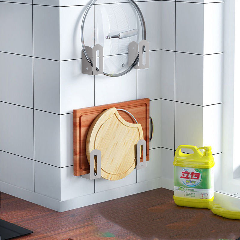 Kitchen Storage Rack For Pots Lids And Cutting Boards