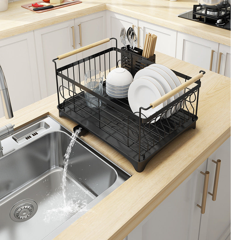 Stainless Steel Kitchen Sink Dish Drying Rack Organizer Shelf