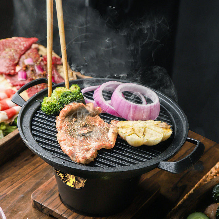 Nonstick Mini Barbecue Grill Small Indoor Household BBQ Cooker
