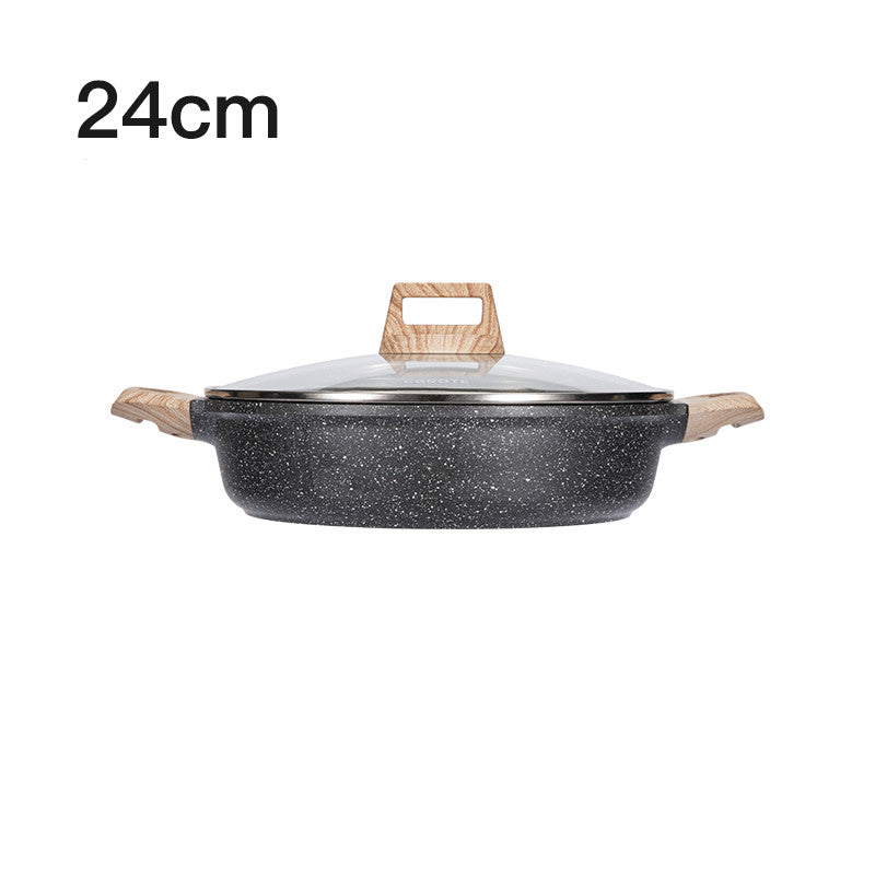 Maifan Stone Nonstick Frying Pan Flat Bottom Smoke Free Design