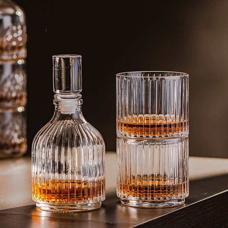 High End Crystal Glass Set Elegant Drinkware Suit For Home