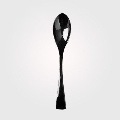 Black Stainless Steel Fork and Knife Dinnerware Set