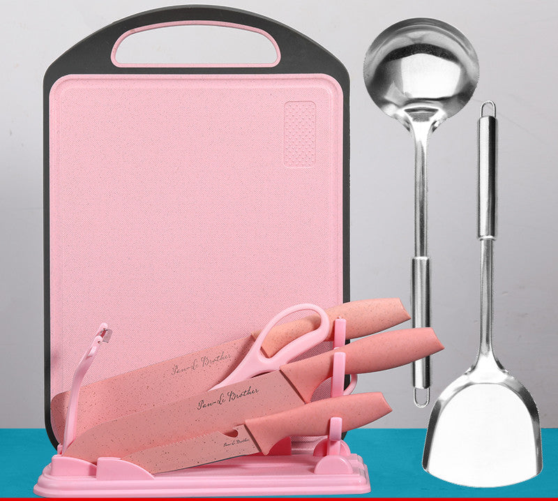 Kitchen Knife And Cutting Board Convenient Two In One Combo