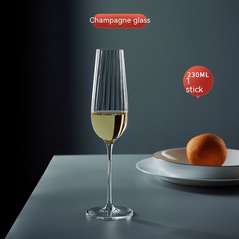 Rainbow Crystal Glass Elegant Burgundy Style Drinkware For Home