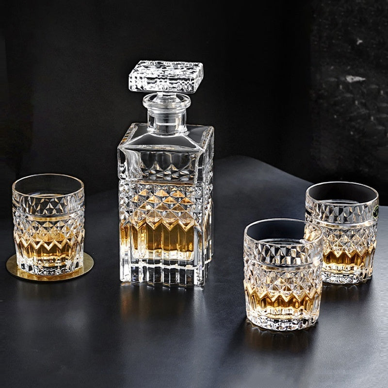 European Style Creative Crystal Glass Wine And Whiskey Drinking Set