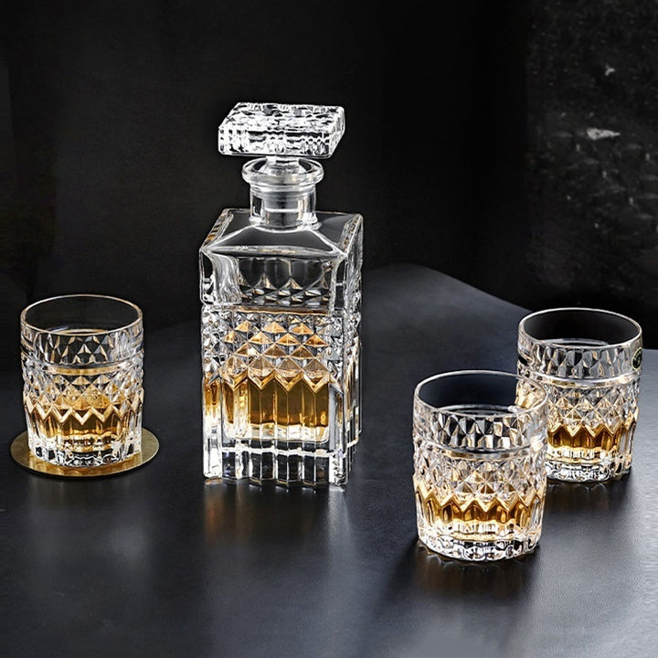 European Style Creative Crystal Glass Wine And Whiskey Drinking Set