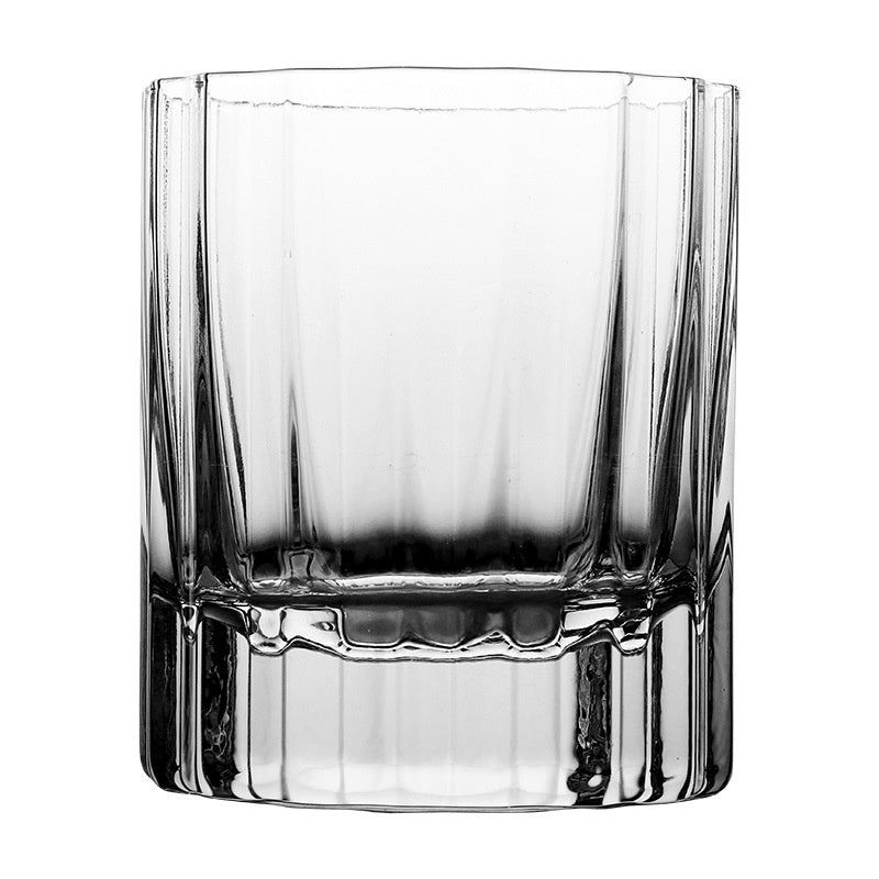 Luxury Crystal Glass With Thick Base Elegant Lace Design