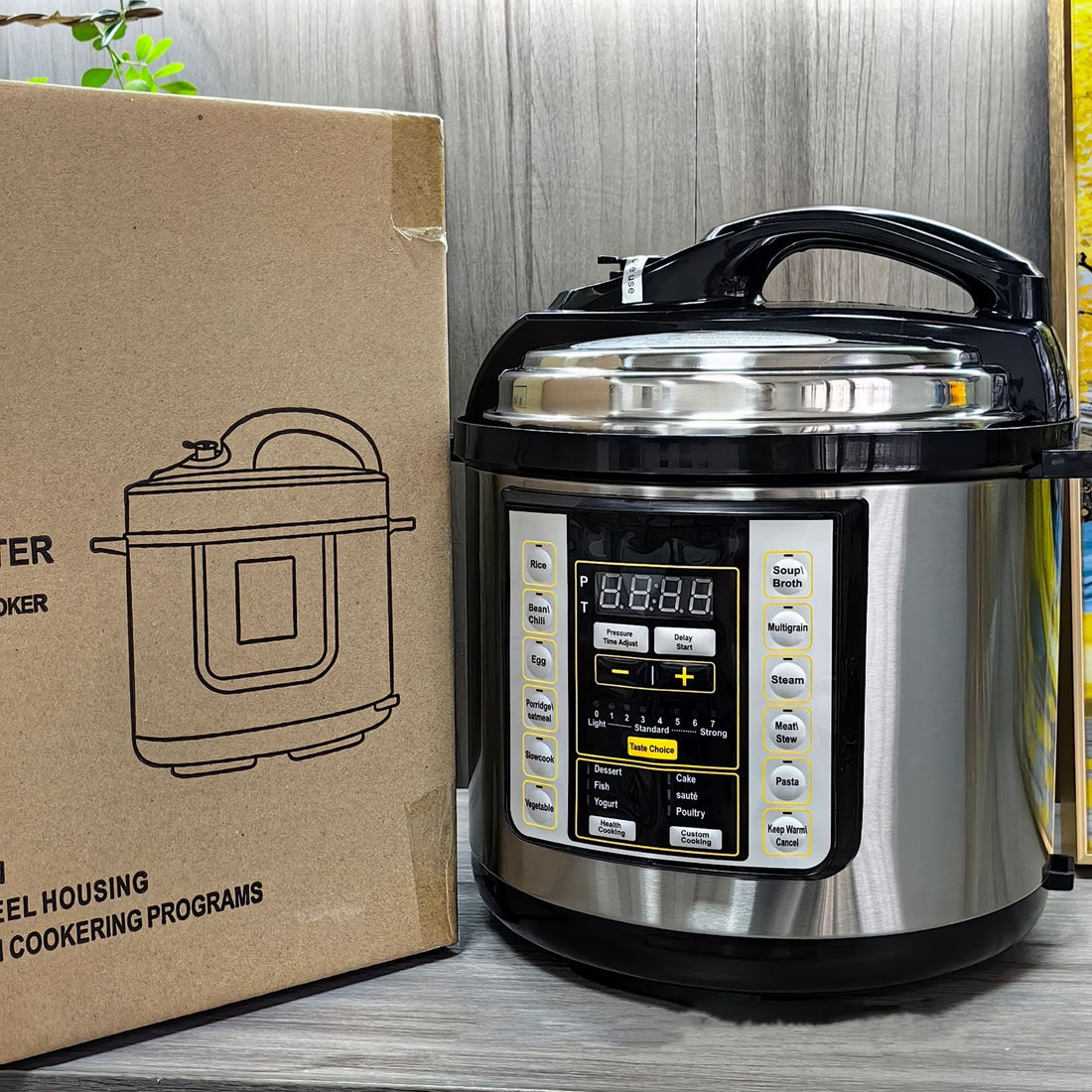 6L Electric Pressure Cooker Large Capacity Multifunction Rice Cooker