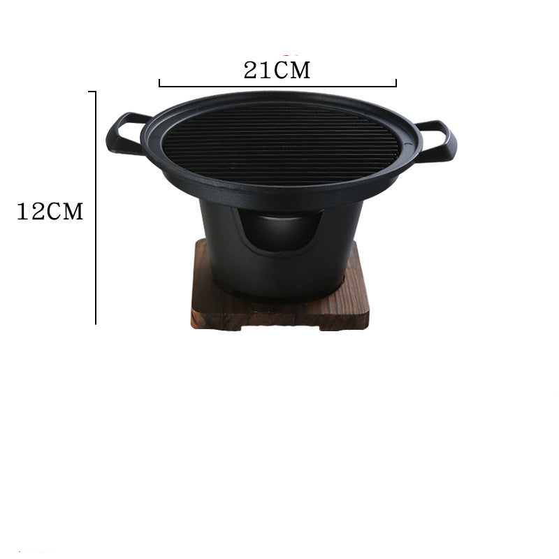 Nonstick Mini Barbecue Grill Small Indoor Household BBQ Cooker