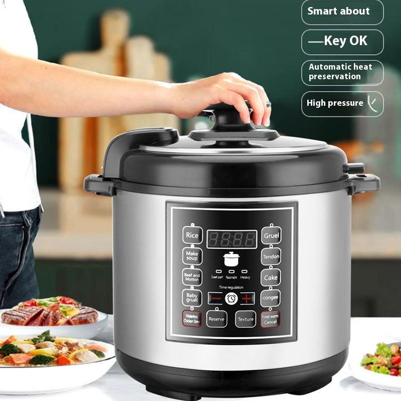 5L Multifunction Pressure Cooker With Timer And Reservation Features