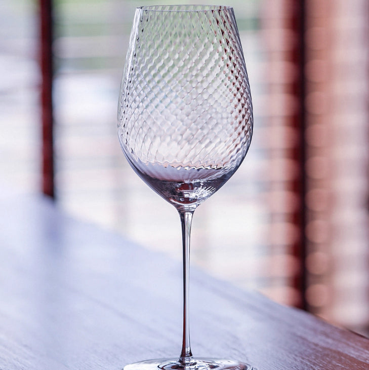 Creative Striped Glass Cup Elegant High End Design