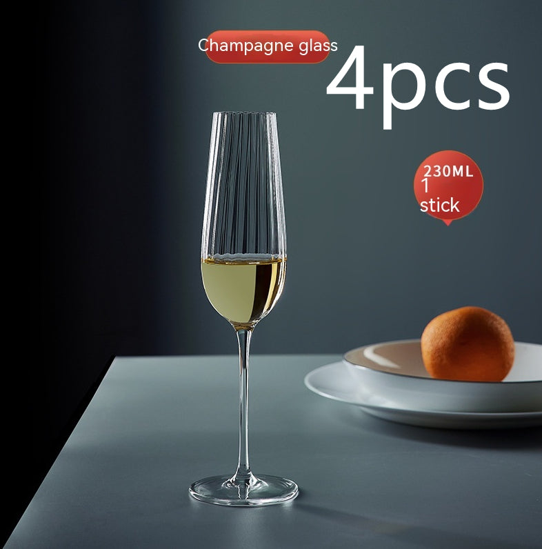 Rainbow Crystal Glass Elegant Burgundy Style Drinkware For Home