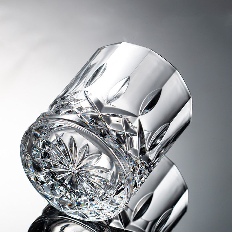 Crystal Glass Drinkware Set Elegant Durable Glasses For Home Use