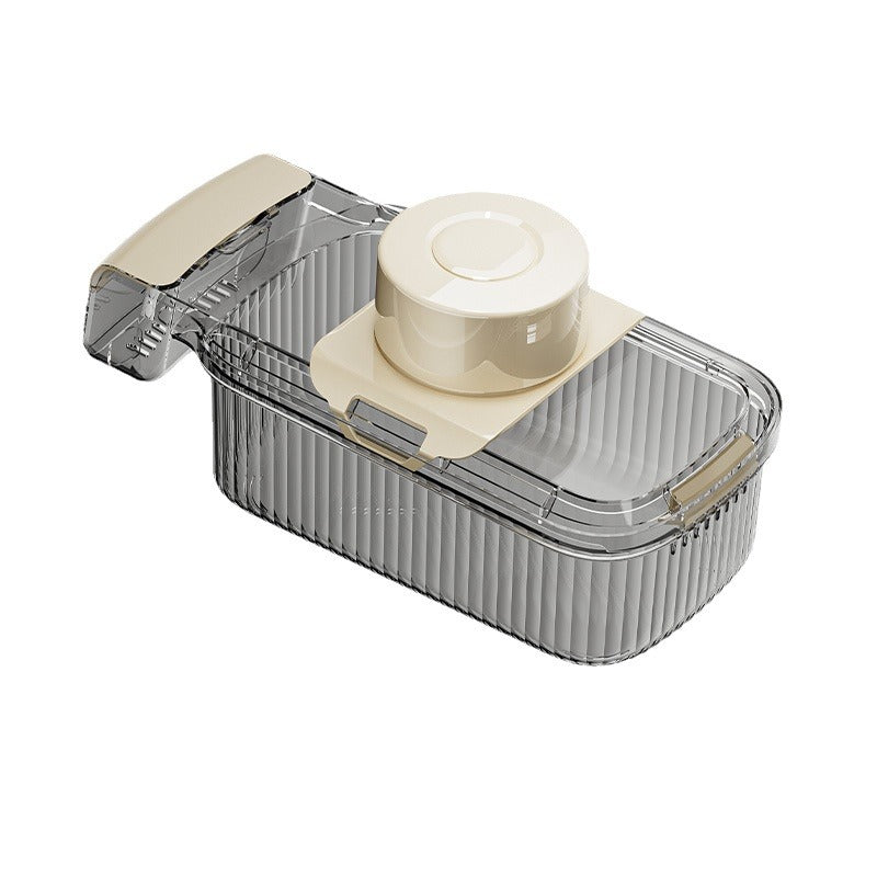 2-in-1 Multifunctional Vegetable Cutter And Drainer Kitchen Gadget