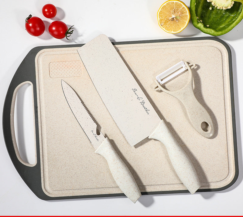 Kitchen Knife And Cutting Board Convenient Two In One Combo