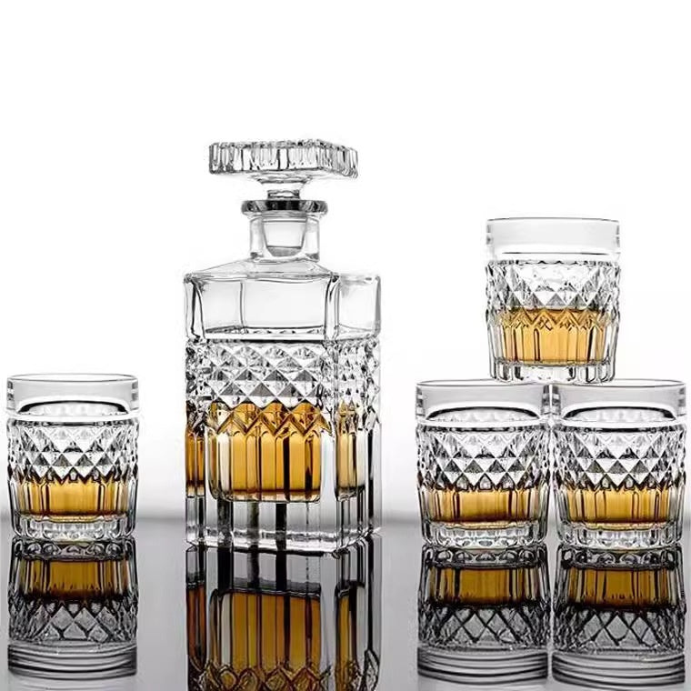 European Style Creative Crystal Glass Wine And Whiskey Drinking Set