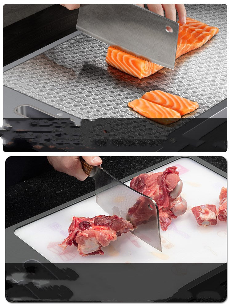 Double Sided Plastic Kitchen Cutting Board Durable Chopping Board