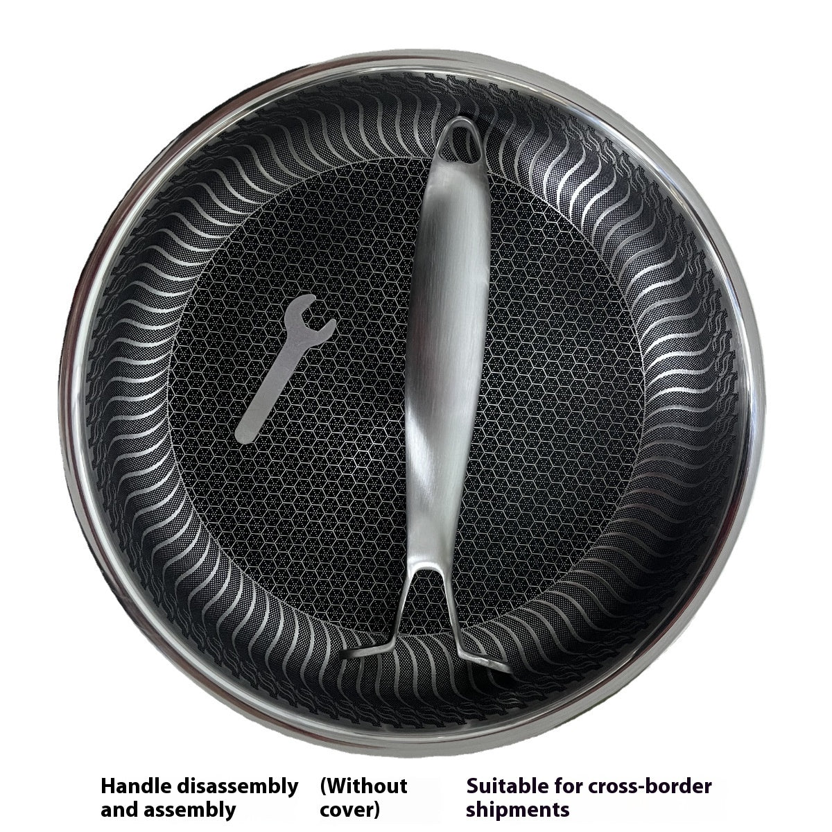 Stainless Steel Frying Pan For Induction And Gas Stoves