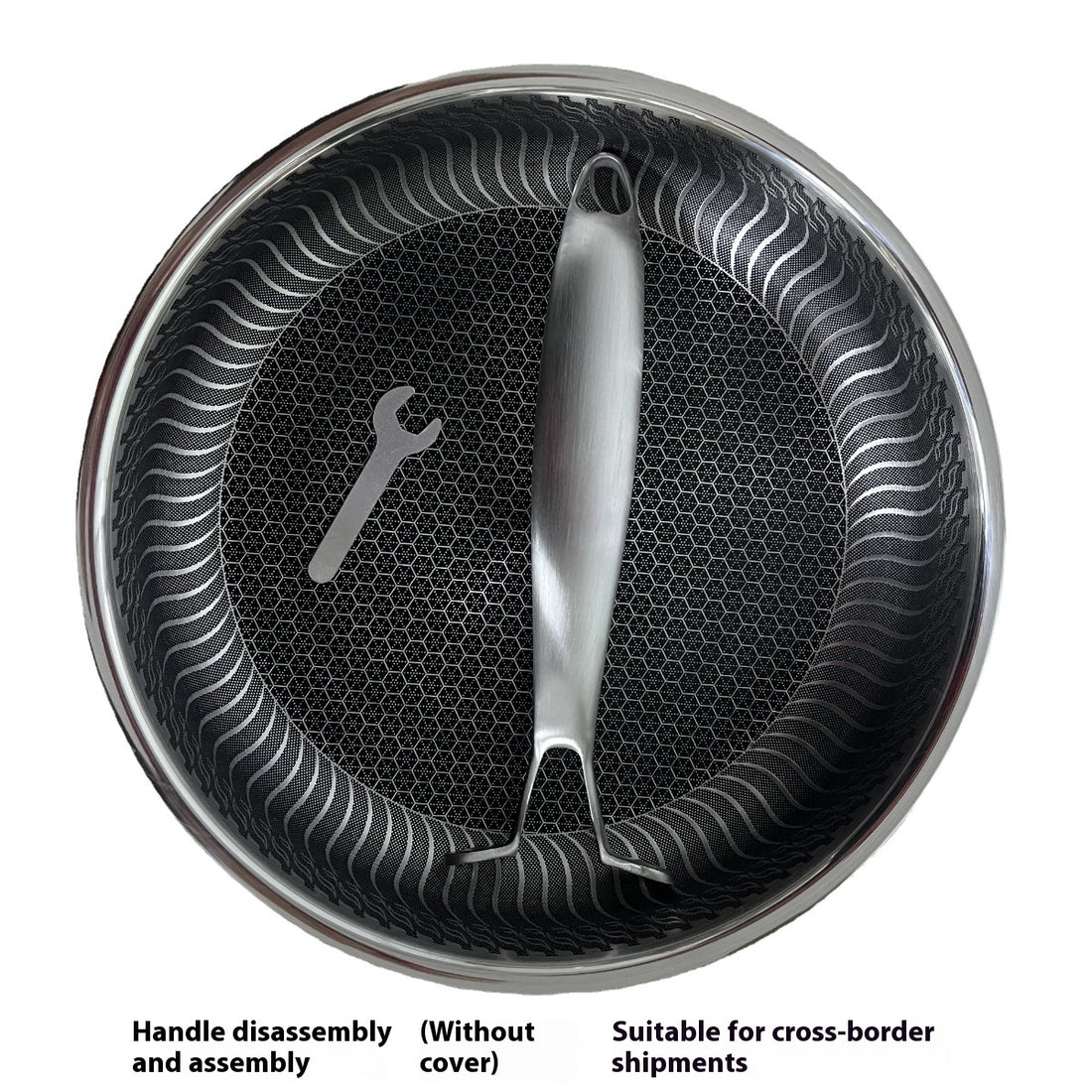 Stainless Steel Frying Pan For Induction And Gas Stoves