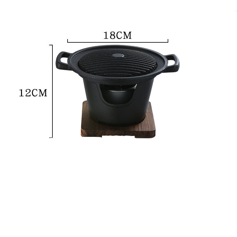 Nonstick Mini Barbecue Grill Small Indoor Household BBQ Cooker