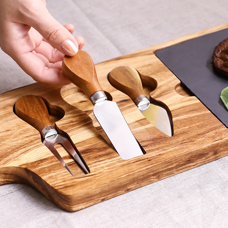 Kitchen Cutting Board Set for Meat, Cheese, and Party Use