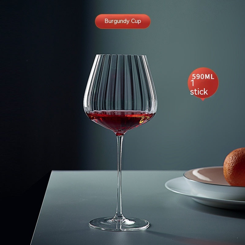 Rainbow Crystal Glass Elegant Burgundy Style Drinkware For Home