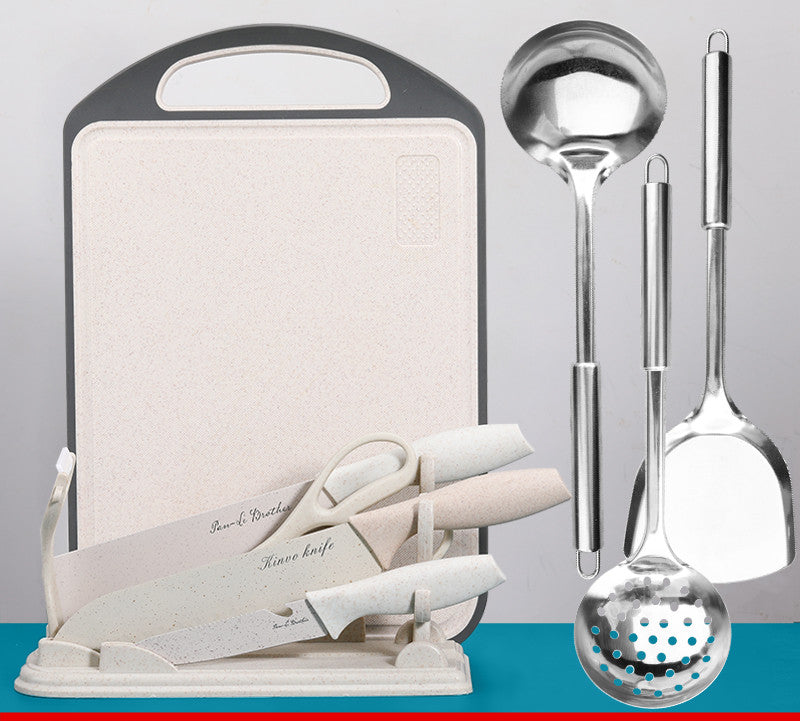 Kitchen Knife And Cutting Board Convenient Two In One Combo