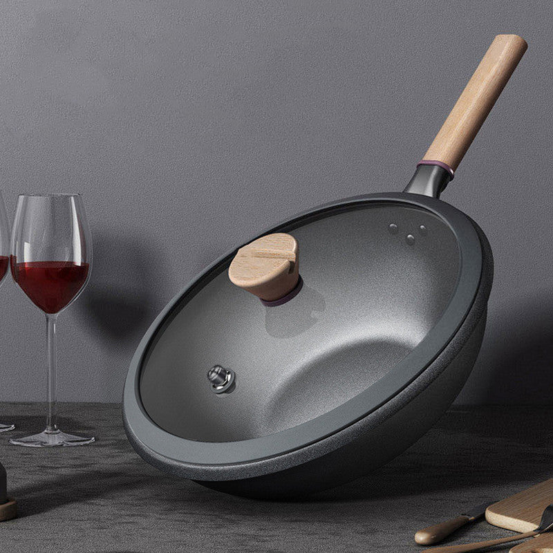 Anti Overflow And Non Stick Household Frying Pan