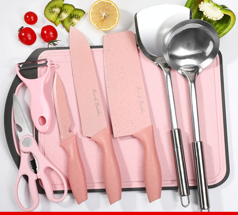 Kitchen Knife And Cutting Board Convenient Two In One Combo