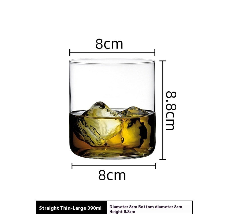 Lead Free Crystal Glass Tumbler Elegant Household Drinkware Design
