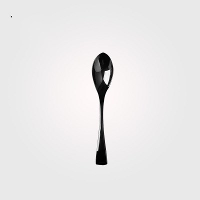 Black Stainless Steel Fork and Knife Dinnerware Set