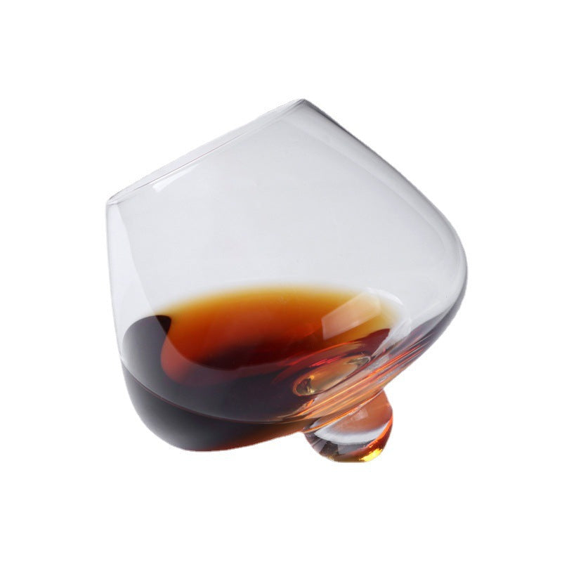 Creative Spinning Crystal Glass Whiskey Tumbler Shaker Cup