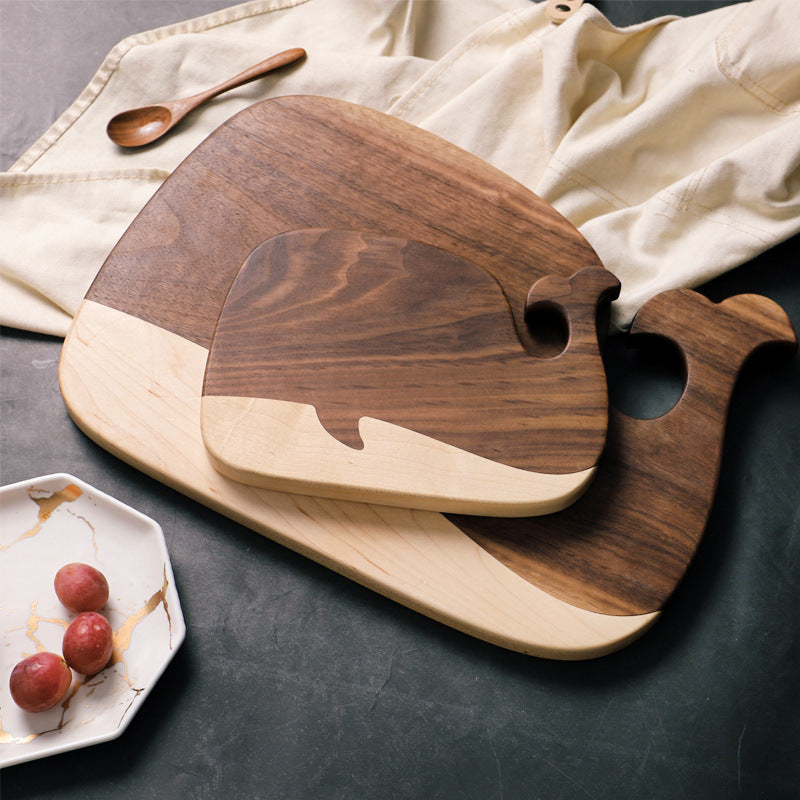 Creative Household Black Walnut Whale Cutting Board