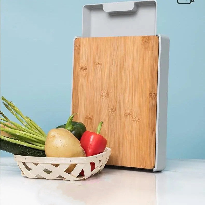 Large Bamboo Cutting Board Durable Kitchen Chopping Board