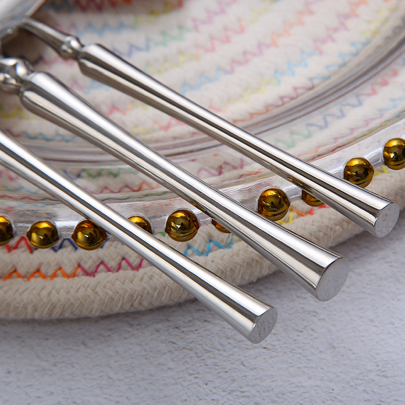 Four-Piece Fork and Spoon Steak Cutlery Set
