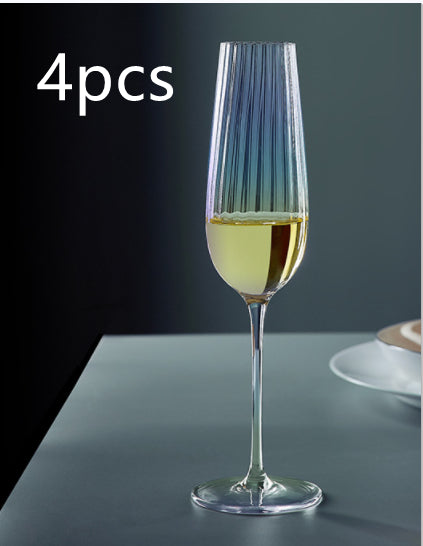 Rainbow Crystal Glass Elegant Burgundy Style Drinkware For Home